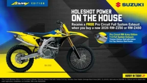 Read more about the article Suzuki RM Army Edition – Hole Shot Power On The House