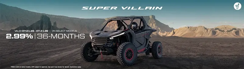 Read more about the article Segway Powersports – 2.99% 36-Months – Super Villain